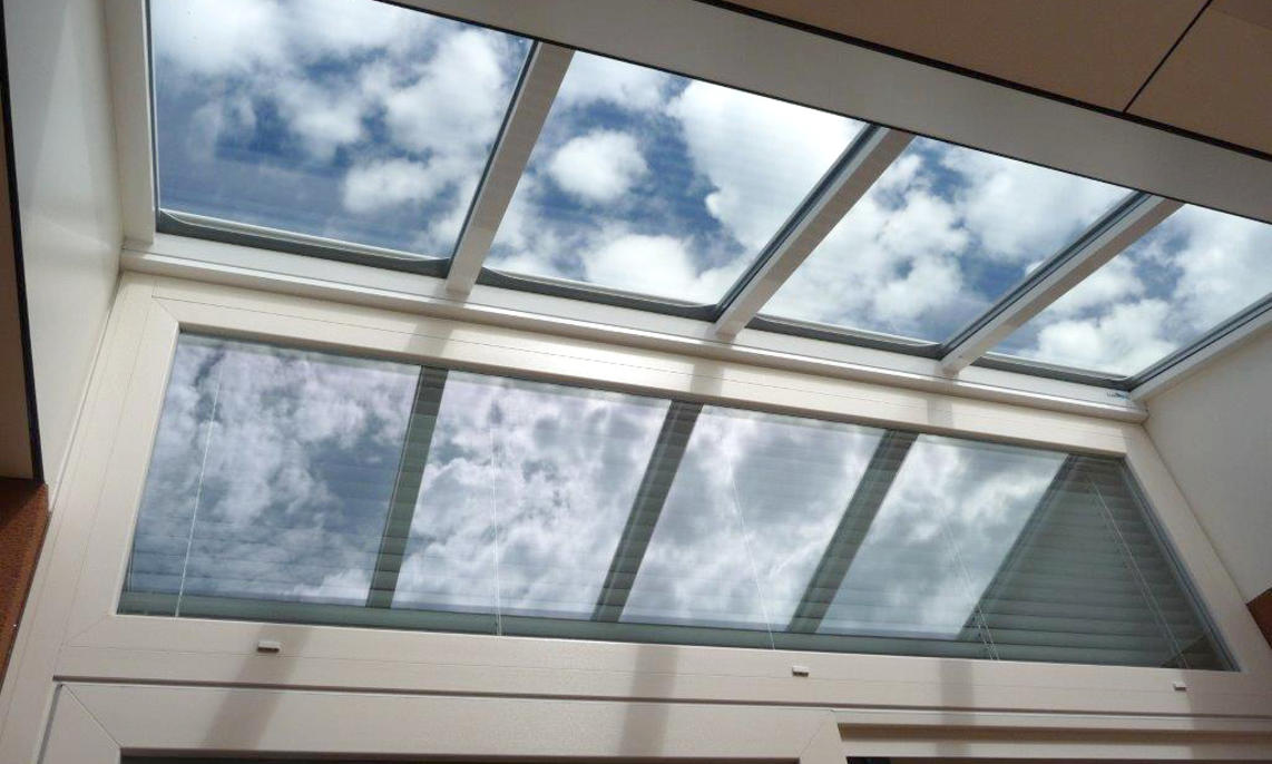 Zonwering voor lichtstraat